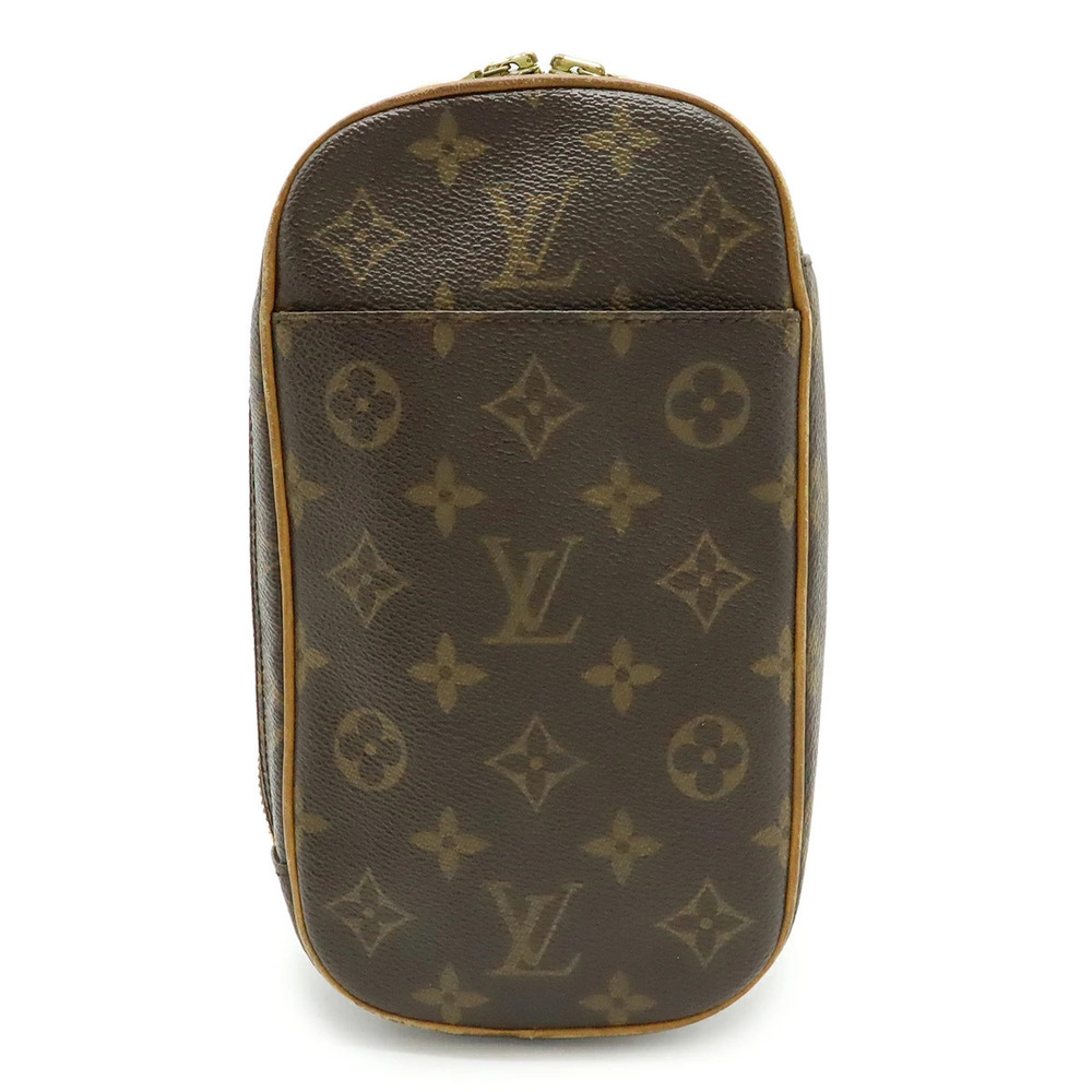 LOUIS VUITTON Monogram Pochette Gange Body Bag Shoulder